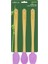 Indigo 3'lü Pembe Bambu Silikon Spatula Seti Uzun 26 cm VLT1508 4