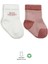 Big Heart Penye Soket Çorap 2'li Pudra 1