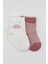 Big Heart Penye Soket Çorap 2'li Pudra 2