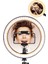 Youtuber LED Işıklı Tripod Selfie Makyaj Işığı Ring Light 10 Inç Halka Ring Light 10 Inç 7