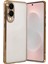 Drnds Newface Samsung Galaxy S25 Edge Razer Lensli Silikon - Gold 1