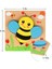 Arı Şeklinde Ahşap Bultak Oyun Seti Eğitici Öğretici Oyun Set Bultak Puzzle Oyuncak 2