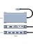 11 In 1 Type-C To USB Hub HDMI (4k),audio/, Type-C/, 4x USB 3.0/, Lan/, Vga/, Sd Card Reader Çevirici Hub 10 Port Adaptör Dönüştürücü Çoklayıcı 4
