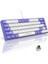 Ajazz AK680 65% Kablolu Hotswap Mekanik Oyun Klavyesi,68 Tuşlu Taşınabilir Anti-Ghosting Klavye,gökkuşağı Arkadan Aydınlatmalı Programlanabilir,eva Sandviç,ergonomik Mor Beyaz/brown Switch 1