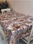 Yeni Yıl Desenli Elyaflı Pvc Masa Örtüsü – Silinebilir ve Su Geçirmez Muşamba 2