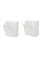 2pcs Kare Duvar Hung Depolama Kutusu Banyo Yarı Fillu Kağıt Havlu Çöp Çantası Çok Fonksiyonlu Raf (Yurt Dışından) 1