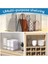 Dolap Için 2x Çanta Organizatörü Dolap Organizasyonu Için Raf Bölücüler Dolaplar Için Ayarlanabilir Plastik Çanta Organizatörleri (Yurt Dışından) 5