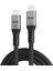USB 4.0 240W 40GBPS Thunderbolt 4 8k 60Hz Usb-C Görüntü Aktarım ve Type-C Hızlı Şarj ve Data Kablosu 1 Metre 1