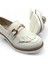 Cortessa Kırık Beyaz Hakiki Deri Casual Kadın Loafer 5