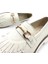Cortessa Kırık Beyaz Hakiki Deri Casual Kadın Loafer 6