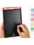 2024 LCD 8.5 Inç Grafik Yazı Çizim Tableti Kalemli Çocuk Yazı Tahtası Dijital Writting Tablet Kırmızı 1 Adet [pil Dahil] 2