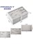 Kutusu, Büyük, 3 Katlı Takı Kutusu, Şeffaf Görsel Takı Düzenleyici, Yüzükler, Kolyeler, Küpeler, Bileklikler Için Takı Saklama, 23,5 x 13,5 x 11 Cm, Gri 2