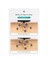 Ofis Koltuğu Kaymaz Paspaslar, Bilgisayar Koltuğu Ayak Pedi Sabitleyiciler, Döner Sandalye Makarası Sabitleme Pedleri Yuvarlak (Yurt Dışından) 2