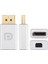 Dp - Dp Adaptör Dp1 4 Adaptörü Destek 8k 60Hz Hd Video Dönüştürücü (Dp Erkek - Mini Dp Dişi) (Yurt Dışından) 3