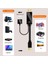 Pc Tv Kutusu Xbox Ps4 Ps5 Dizüstü Bilgisayar Projektör Için Typc C Dönüştürücü Kablosu ile HDMI Uyumlu 4K 60Hz Adaptör (Yurt Dışından) 3