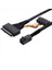 2x Mini Sas SFF8643 U 2 Ila 8639+15PIN Güç Kablosu Nvme Sabit Disk Veri Bağlantısı Kablosu SFF8643 - SFF8639 (Yurt Dışından) 3
