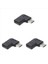 3x 90 Derece Sağ Açılı USB 3 1 Tip C Erkek-Kadın Usb-C Dönüştürücü Adaptörü (Yurt Dışından) 1