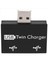 USB 2 0 Erkek Ila Ikiz Kadın Şarj Cihazı Çift 2 Bağlantı Noktası USB Dc 5V Şarj Ayrıştırıcı Hub Adaptör Dönüştürücü Bağlayıcı (Yurt Dışından) 3