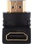 2x HDMI Adaptörü 90 Derece Dik Açı L - Tip (Alt) Siyah (Yurt Dışından) 4