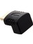 2x HDMI Adaptörü 90 Derece Dik Açı L - Tip (Alt) Siyah (Yurt Dışından) 5