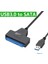 USB Sata Kablo Sata 3 - USB 3 0 Adaptör USB Sata Adaptör Kablo Desteği 2 5 Inç SSD HDD Sabit Sürücü (Yurt Dışından) 4