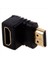 3x HDMI Adaptörü 90 Derece Sağ Açısı L - Tip (Alt) Siyah (Yurt Dışından) 2
