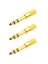 3x Audio Jack Dönüştürücü Adaptör Stereo Kriko 6 5mm Erkek - 3 5mm Dişi Elektro Gitar Kulaklık Minifon (Altın) (Yurt Dışından) 1