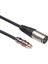 2x Rca Dişi -Xlr Erkek Kablosu Xlr -Rca Dönüştürücü Ses Adaptörü Yama Kablosu Değiştirici -30CM (Yurt Dışından) 4