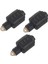 3x Mini Optik Ses Adaptörü 3 5mm Dişi Kriko - Dijital Toslink Erkek Fiş Amplifikatör (Yurt Dışından) 1