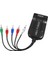 Ypbpr Dönüştürücü 1080P Bileşen Video Ypbpr Erkek Rgb Dönüştürücü Adaptörü R/l Ses Çıktısı (Yurt Dışından) 4