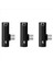 3x 2 In1 Huawei Için 3 5 mm Ses Kulaklık Şarj Jak Kulaklık Aux Kablo Konnektörü-B Tip C Adaptör Splitter (Yurt Dışından) 1