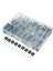 660PCS 24 Values 100V 2A221-2A474 Polyester Film Kapasitör Kiti 180PCS 15 Değişken Dip Seramik Kondansatör Çiftlik Kiti (Yurt Dışından) 2