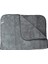 2316 Mikrofiber Peluş Oto Kurulama ve Temizlik Bezi Büyük Boy 60X90 Cm. Gri 1