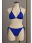 Venüsshopping- Kadın Mavi Yandan ve Boyundan Bağlamalı Bikini Mayo Takımı 2