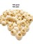 100 Gr (100 Adet) Ahşap Boncuk 15 mm çap x 10 mm Delik Doğal Yuvarlak Ahşap Makrome El İşi Çanta 1