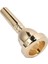 12.7mm 5g Trombon Ağızlık Euphonium Ağız Parçası Küçük Şaft Gümüş Kaplama Pirinç Ağızlık Tenor Trombon Için Premium Ses Kalitesi Hafif Tasarım (Gold) 1