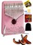 KLX-350-PAK Hakiki Ağaç Pembe Kalimba 17 Tuşlu Full Set 1