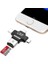 Gn-24 Otg 4 In 1 Micro USB Flash Disk Type C Mikro Sd Kart Okuyucu Ios iPhone Android (Siyah) 3