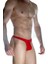 Erkek Arkası Metalli Kırmızı Tanga Çamaşır 4