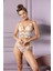 Dantel Li Kaplı Desteksiz Bralet Slip Külot Takım (BRF32031) 2