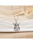 Yeni Işık Moda Yıldız Gezegen Şekli Tasarım Kolye Kadın Titanyum Çelik Zinciri Kozmik Yıldız Nehir Kolye Mücevher (Yurt Dışından) 1