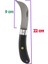 Bıçağı Eğri Uçlu Ara Çakı Bağ Bıçağı Paslanmaz Çelik Plastik Saplı Katlanır Bıçak 22 cm 3