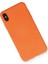 Iphone x Kılıf Nano Içi Kadife Silikon - Turuncu 2