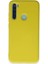 Redmi Note 8 Kılıf Nano Içi Kadife Silikon - Sarı 1