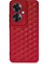 Newface Reno 11F Kılıf Petek Silikon Kapak - Kırmızı 1