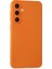 Newface S24 Kılıf Nano Içi Kadife Silikon - Turuncu 1
