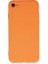 Iphone 7 Kılıf Nano Içi Kadife Silikon - Turuncu 1