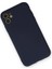 Iphone 12 Mini Kılıf Nano Içi Kadife Silikon - Lacivert 2