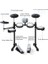 Electronic Drums Portable And Foldable 4 Drum 3 Cymbal All-Mesh Electronic Drum Kit With 165 Timbres 30 Songs 4