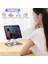 Tablet Standı 360 Derece Dönebilen Tablet Stand Katlanabilir Metal Tablet Tutucu Standı Tablet ve Telefon Tutucu Stant Tablet Tutucu Metal (Metalik Gri) 3